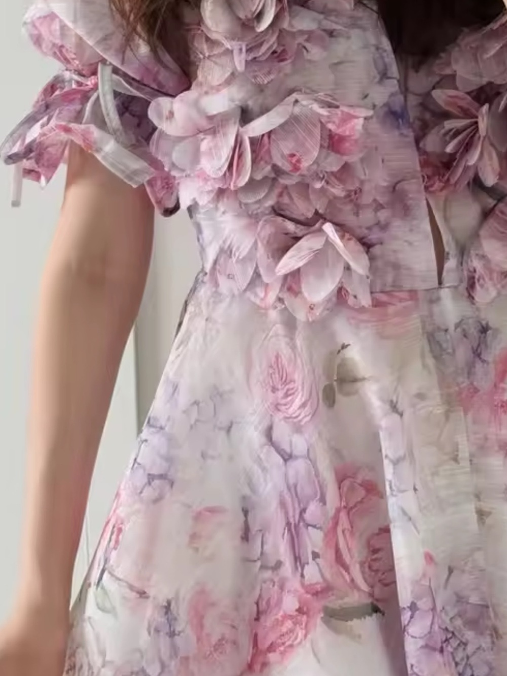 Floral Ruffle Dress - Picture 13 of 16